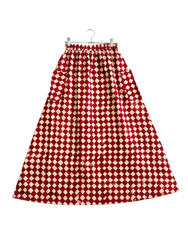 Tilda Skirt Madder Losange for wholesale by Happy French Gang