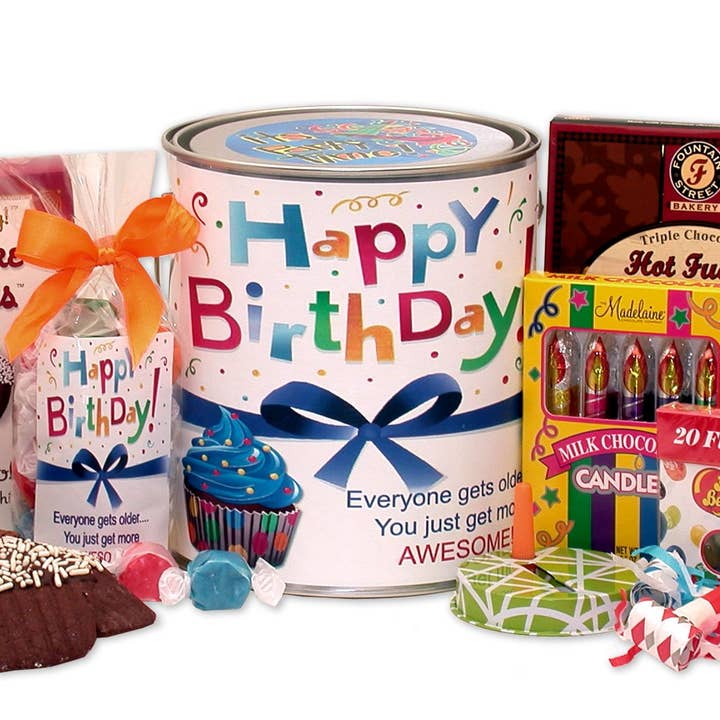Have a Happy Birthday Gift Pail for wholesale by Gift Basket Drop Shipping