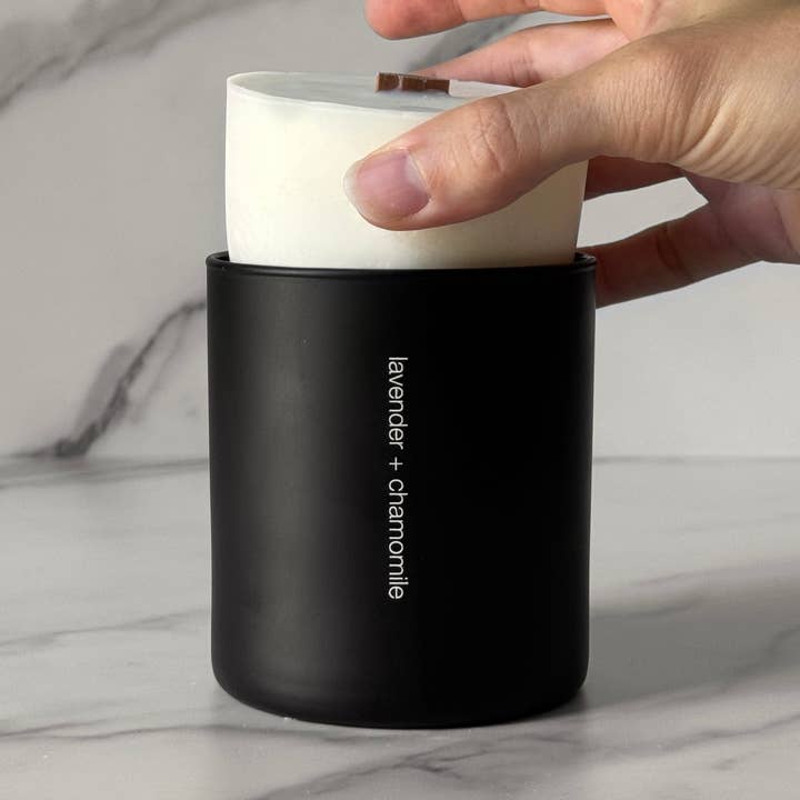 Navulinzetstuk voor Tumbler Candle voor wholesale door sable candle co.