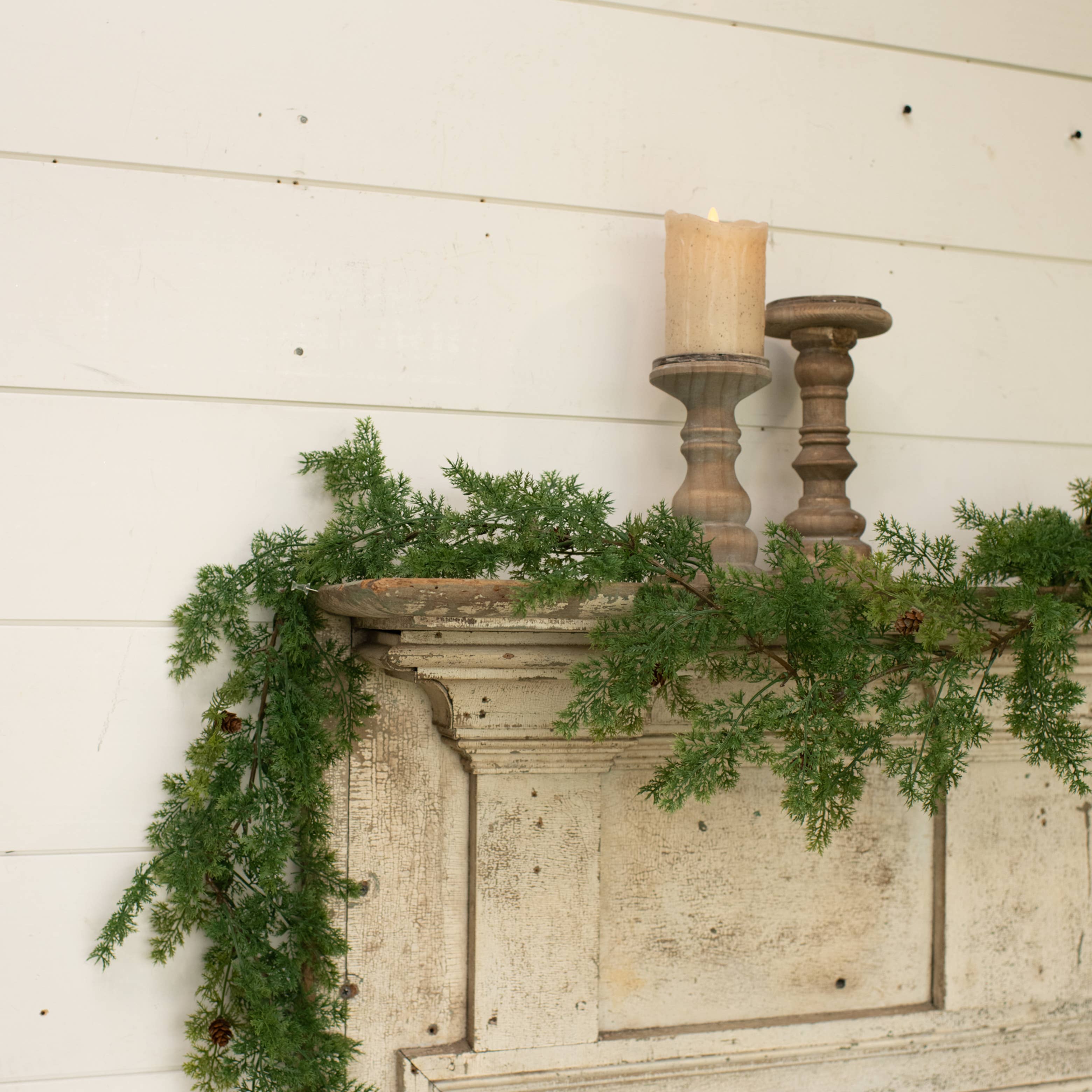 Ragon House - Vendita all'ingrosso Bandierine/Ghirlande - Ghirlanda di Cipresso 1,83 m con Pigne4