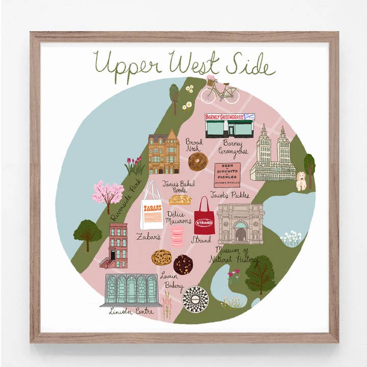 Upper West Side Print for wholesale by London Block by Block
