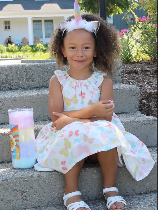 Minna - Wholesale Dress - Kids - Tiered Twirl Dress - Butterfly Ballet Petal Pastels26