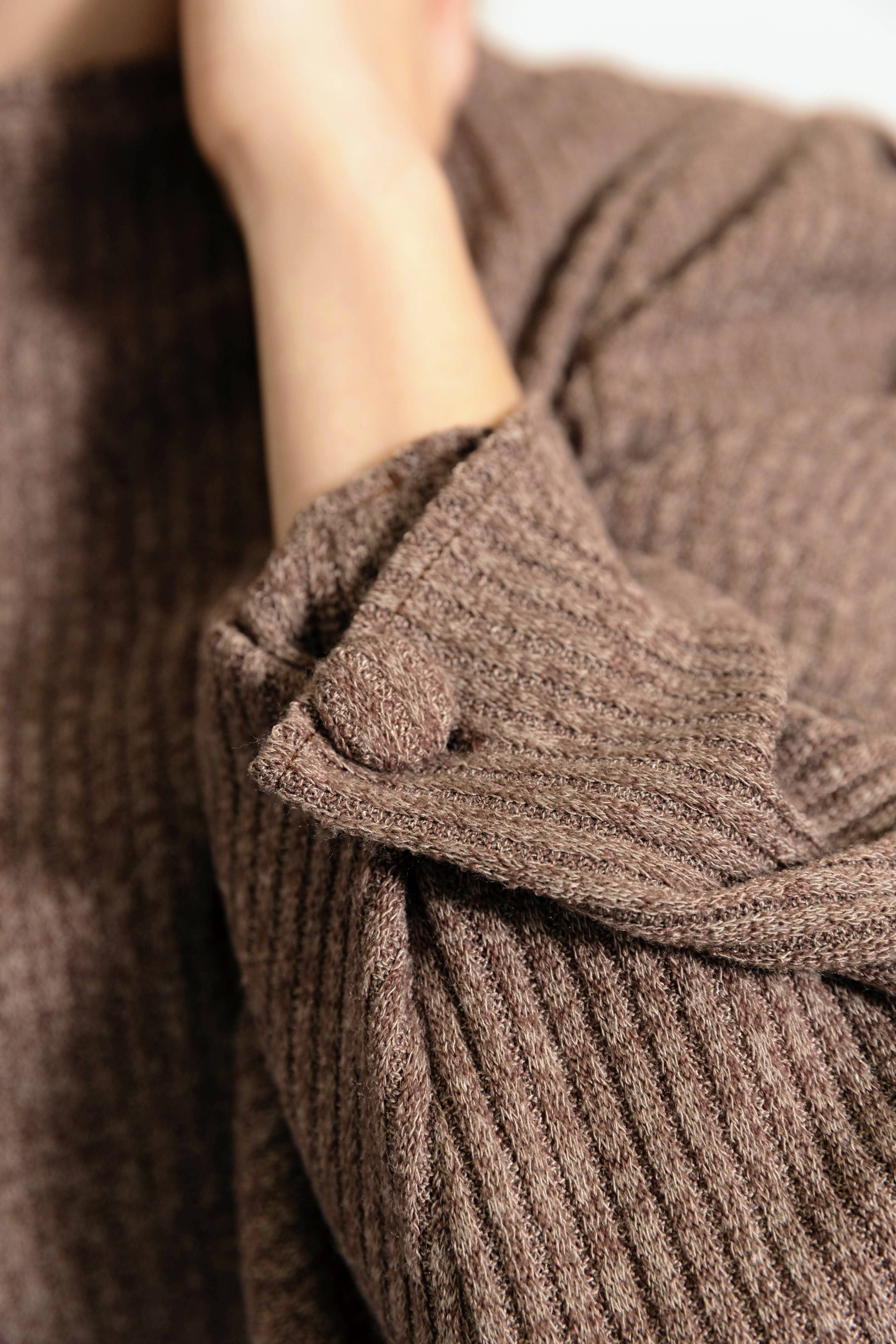 CQuinn - Wholesale Knit Top - Women's - Rosemary Shrug - Mocha3