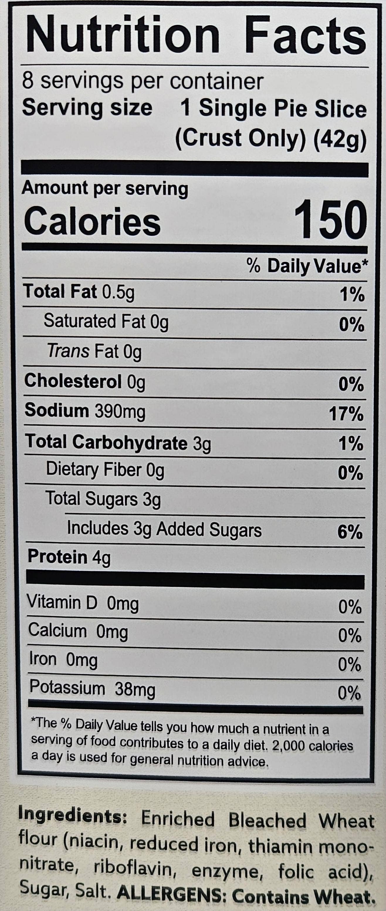Freedom Mill Foods - Wholesale Pie - Double Butter Pie Crust2