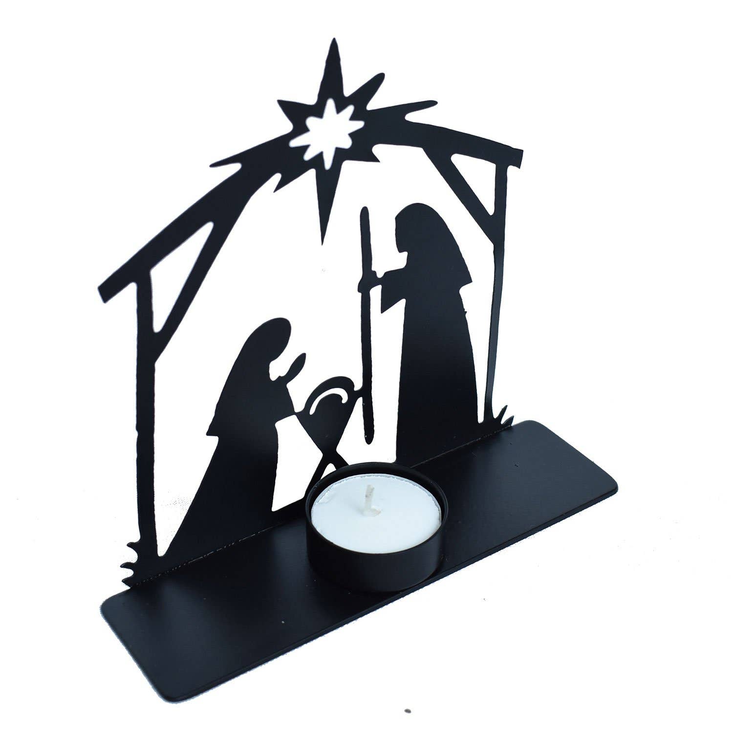 Mira Fair Trade - Wholesale Nativity Scene Decor - Metal Nativity Scene - Small1