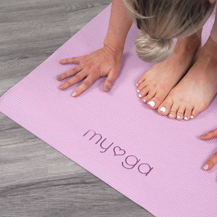 Myga Europe - Wholesale Yoga Mat - Yoga mat - Lilac - Non-slip exercise mat for yoga & fitness2