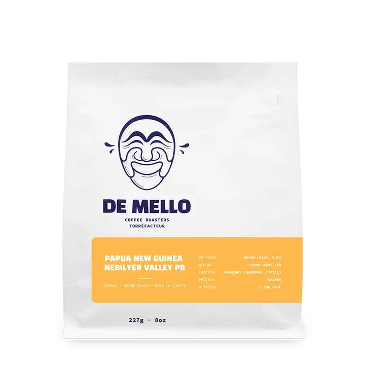 De Mello Papouasie-Nouvelle-Guinée Vallée Beilyer PB (Grains de café) pour la vente par De Mello Coffee