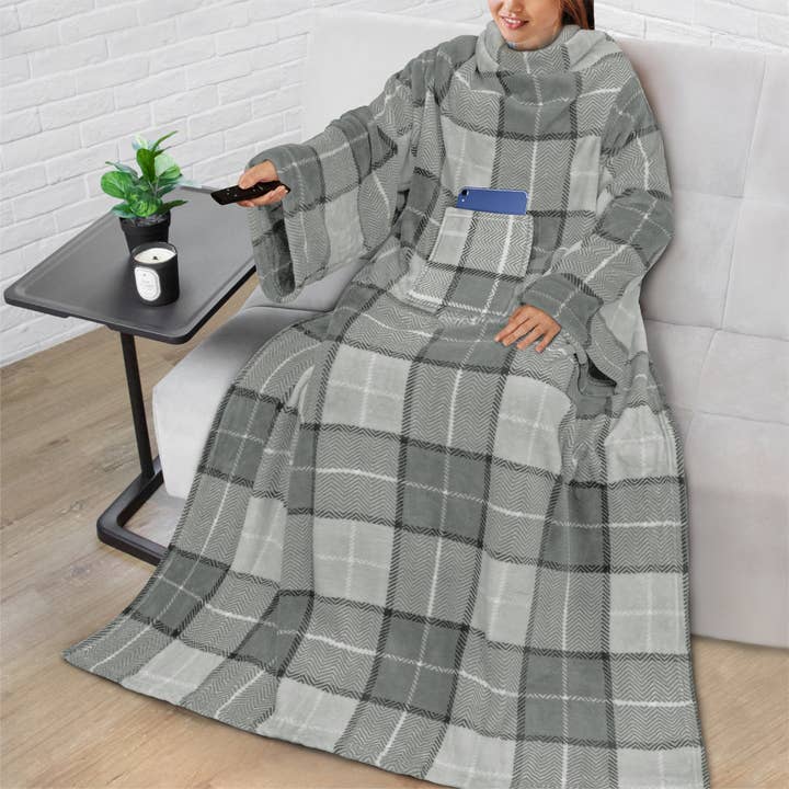 Pavilia - Vendita all'ingrosso Plaid - Coperta con maniche - Tasca applicata6
