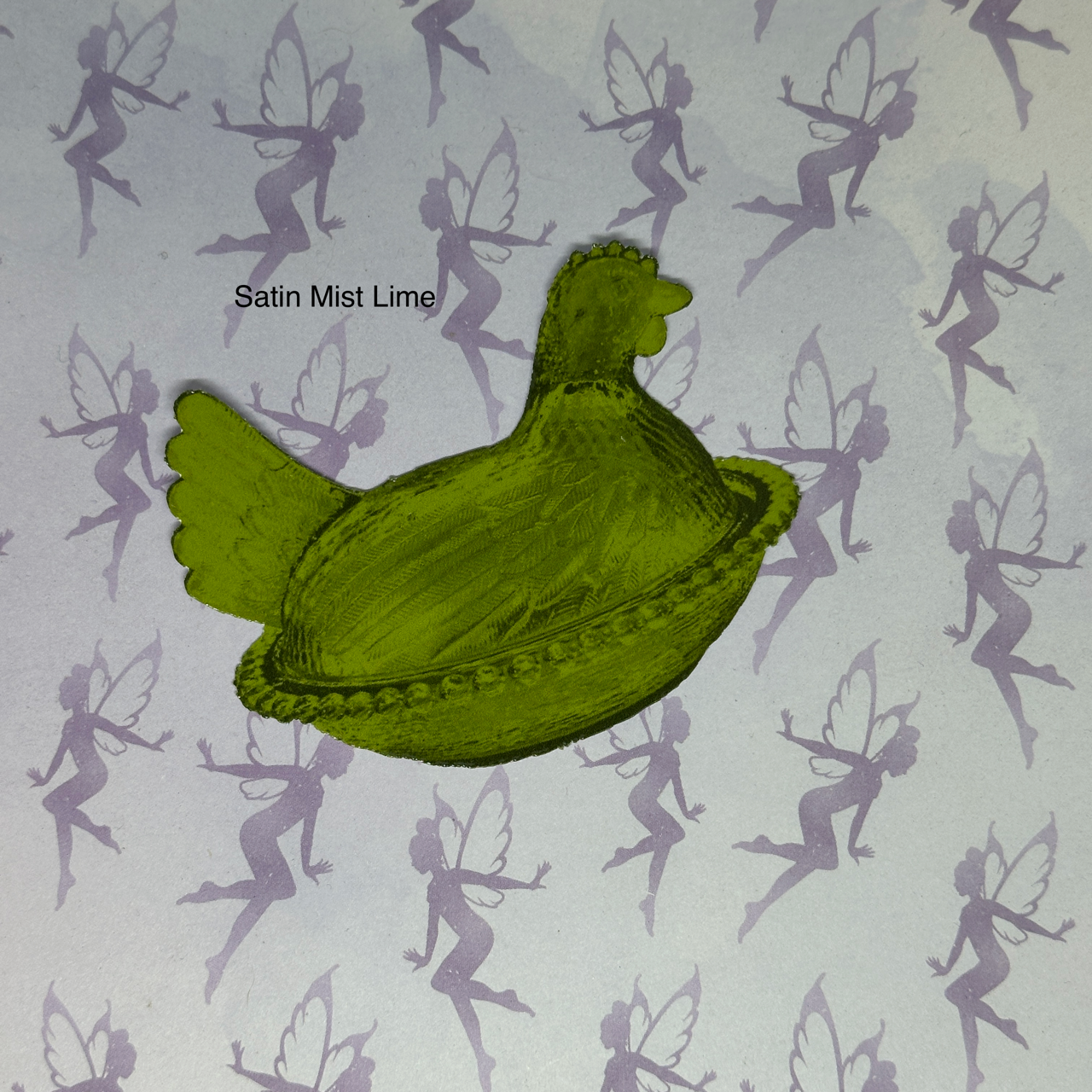 My Graphic Fairy Designs - Wholesale Sticker - Hen on Nest Sticker, Green Collection0