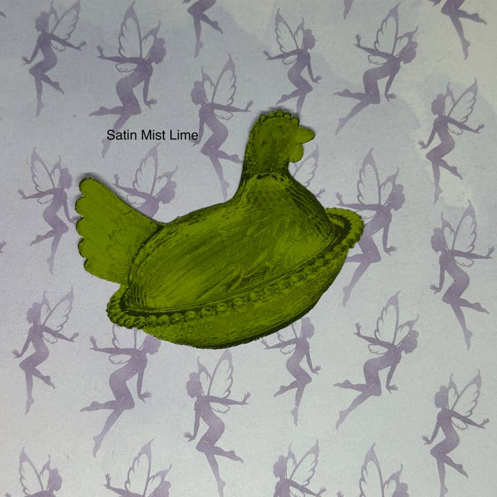 My Graphic Fairy Designs - Wholesale Sticker - Hen on Nest Sticker, Green Collection