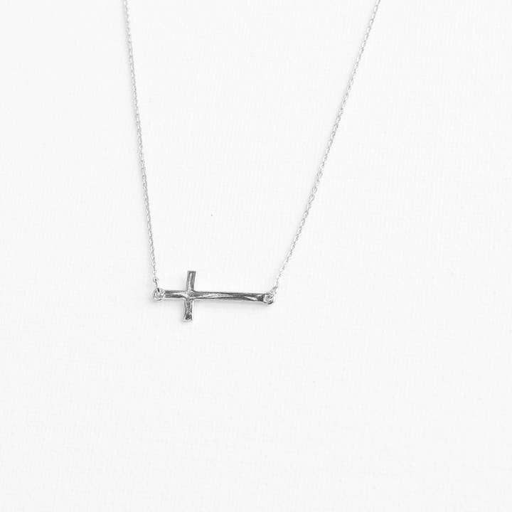 Necklace Cross Silver for wholesale by Michelle McDowell