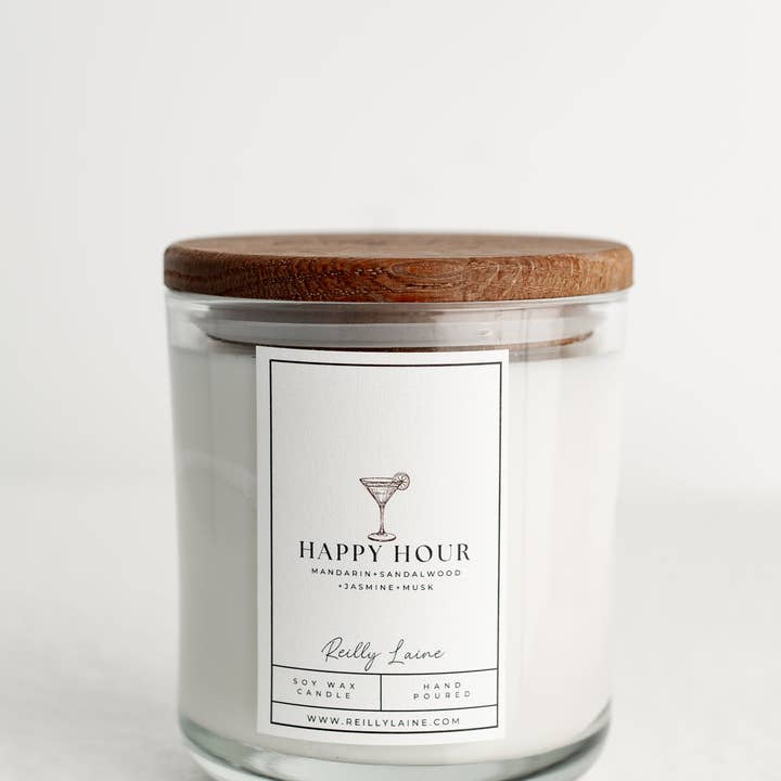 Reilly Laine - Wholesale Jar/Filled Candle - Happy Hour Candle3