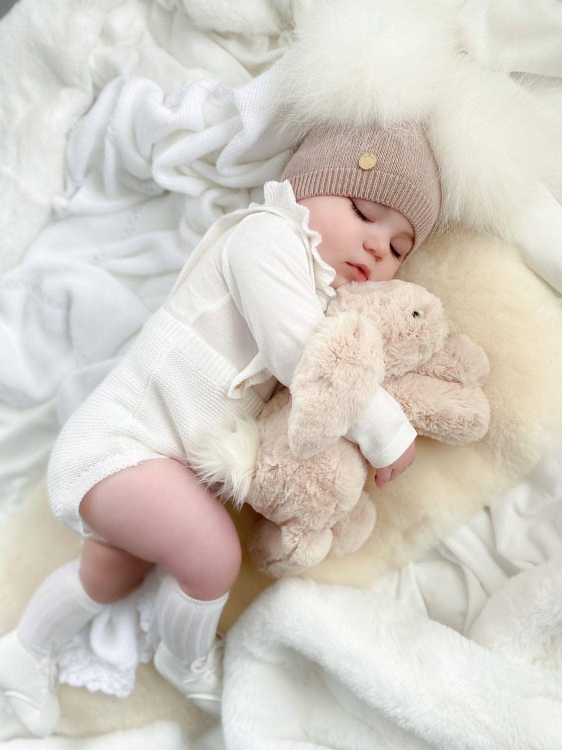 Petite Maison Kids - Wholesale Beanie - Kids - Sasha Double Pom Angora Beanie Hat4