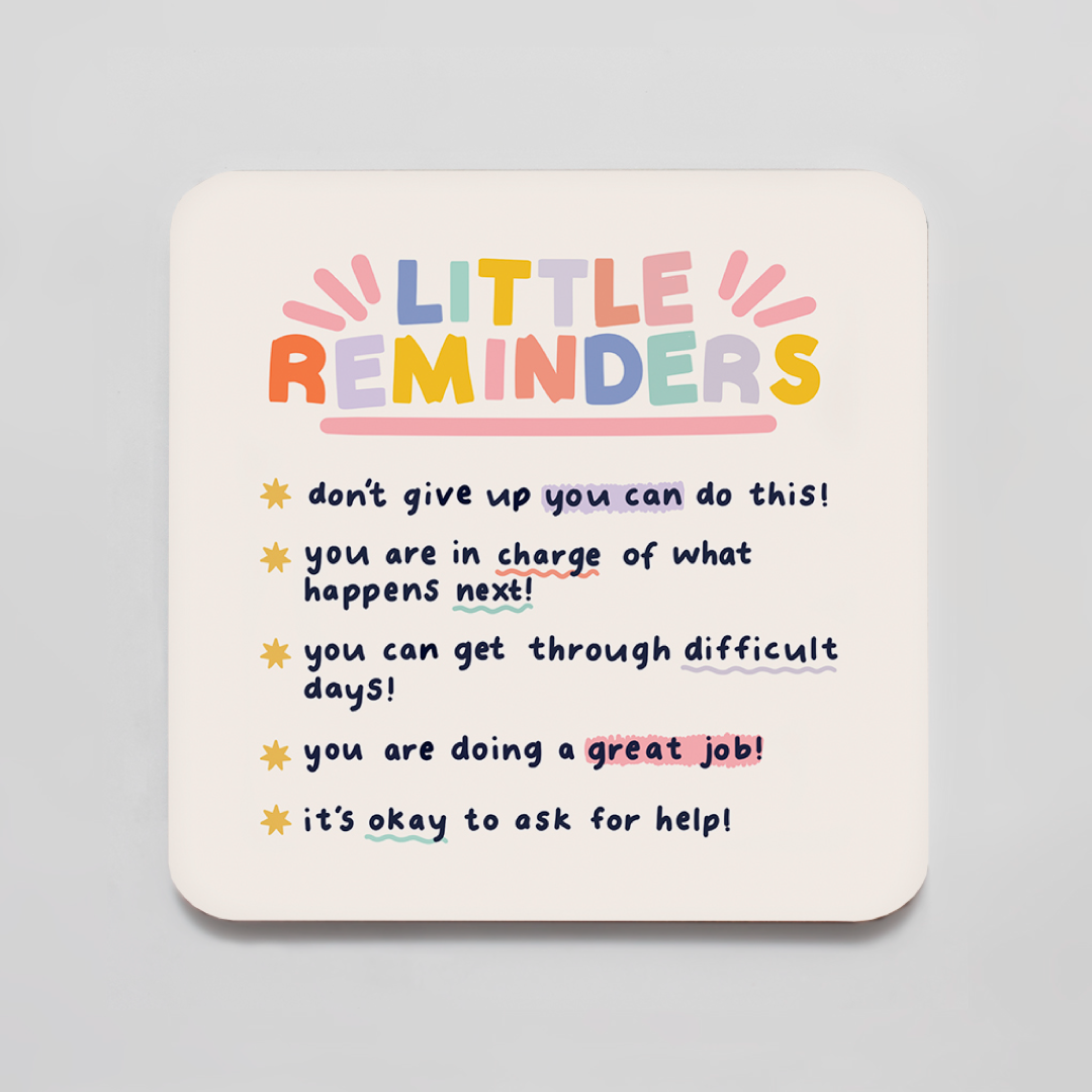 Shake The Label - Wholesale Coasters - Little Reminders Coaster2