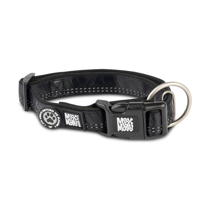 GOTCHA! Smart ID Hondenhalsband - Matrix 2.0 Zwart voor wholesale door Max & Molly