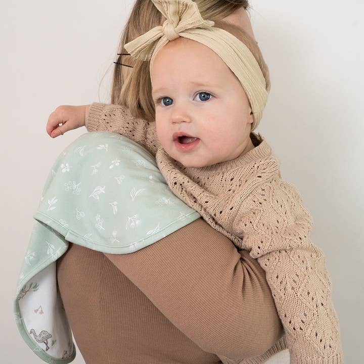 Living Textiles - Wholesale Burp cloth – Baby - 2 Pack Organic Burp Cloths - Australiana1