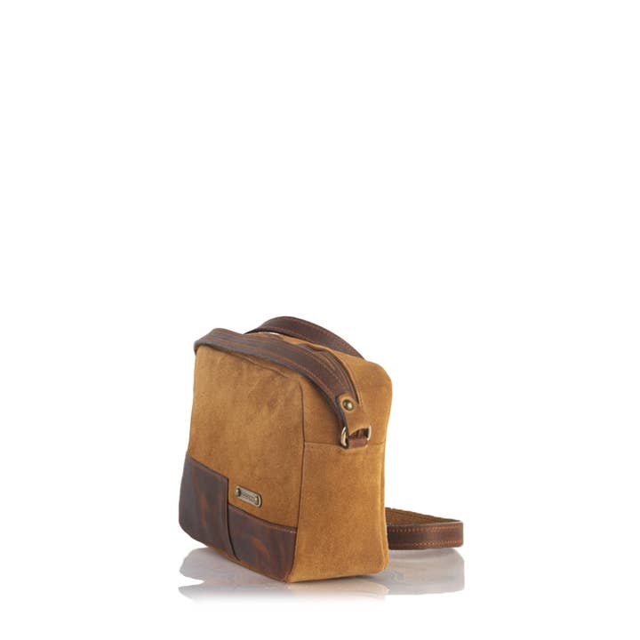 ELENCO – Engroshandel Crossbodytaske - Dame – Lille ruskind crossbody taske