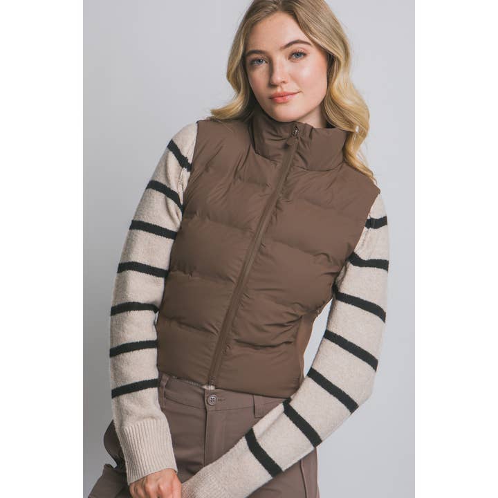 Water Resistant Puffer Vest for wholesale by HiteJeans