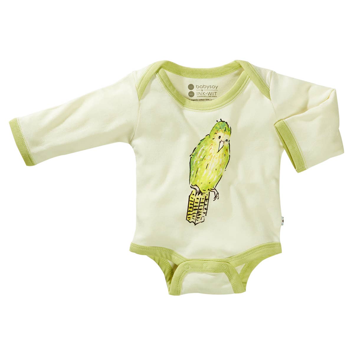 babysoy Inc - Wholesale Bodysuit (Non-Footed) - Baby - Babysoy Jane Goodall Animal Bodysuit4