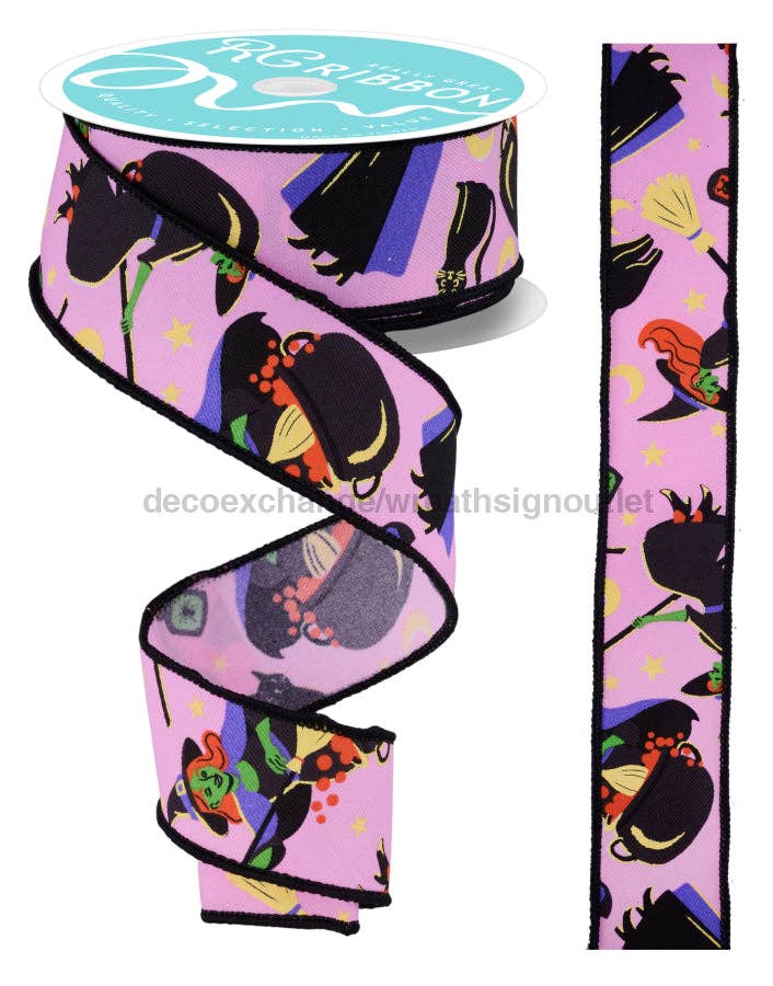 DecoExchange - Wholesale Ribbon - Gift Wrapping - 1.5"X10Yd Vintage Witch Pink/Multi RGF197922