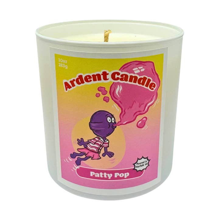 Patty Pop Scented Candle - 10 oz for wholesale by Saturday Candle Company
