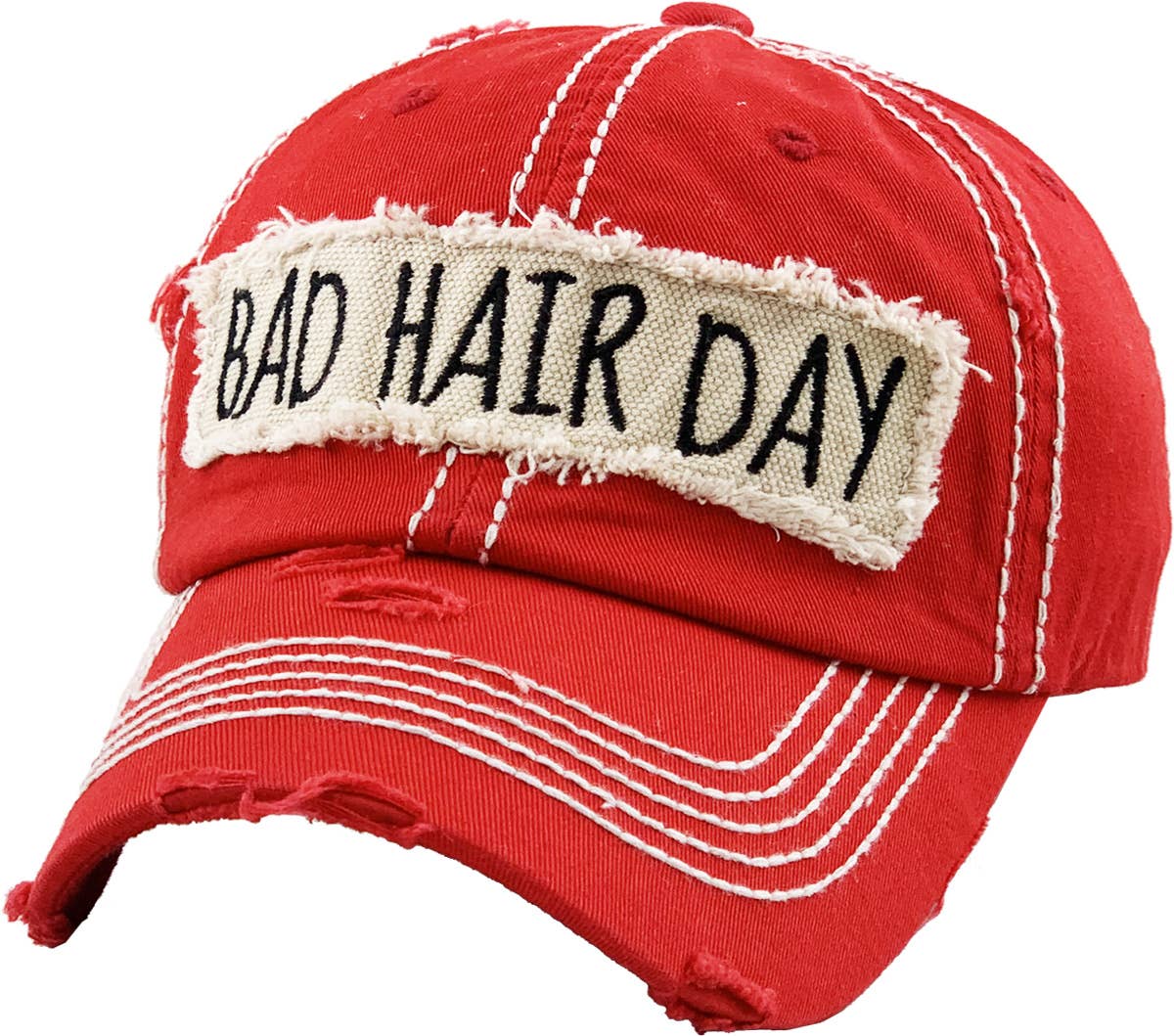 KBETHOS - Vendita all'ingrosso Cappellino da baseball - Donna - Berretto a sfera vintage lavato Bad Hair Day37