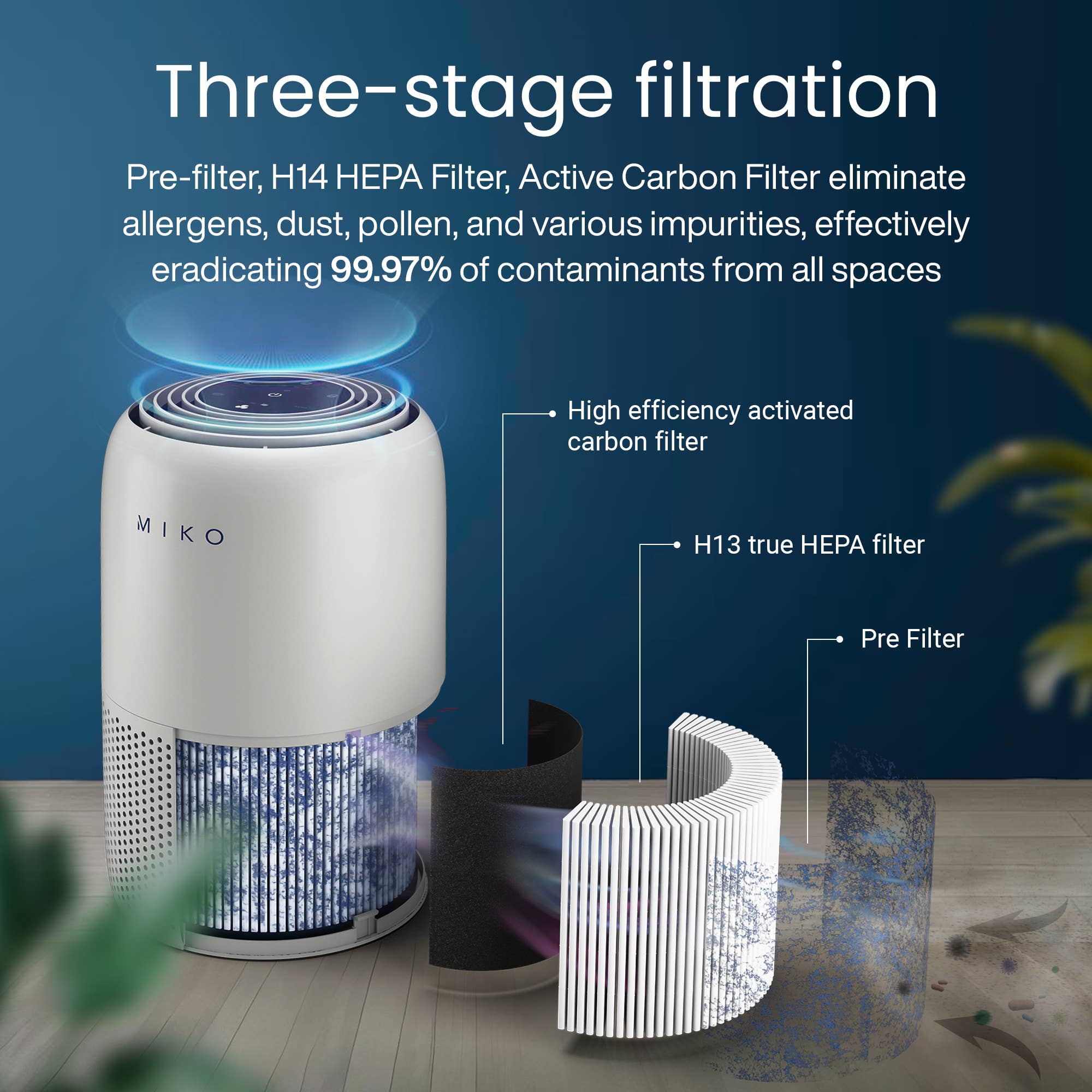 Miko - Wholesale Air Purifier - Miko App Controlled Air Purifier // The Ibuki +9
