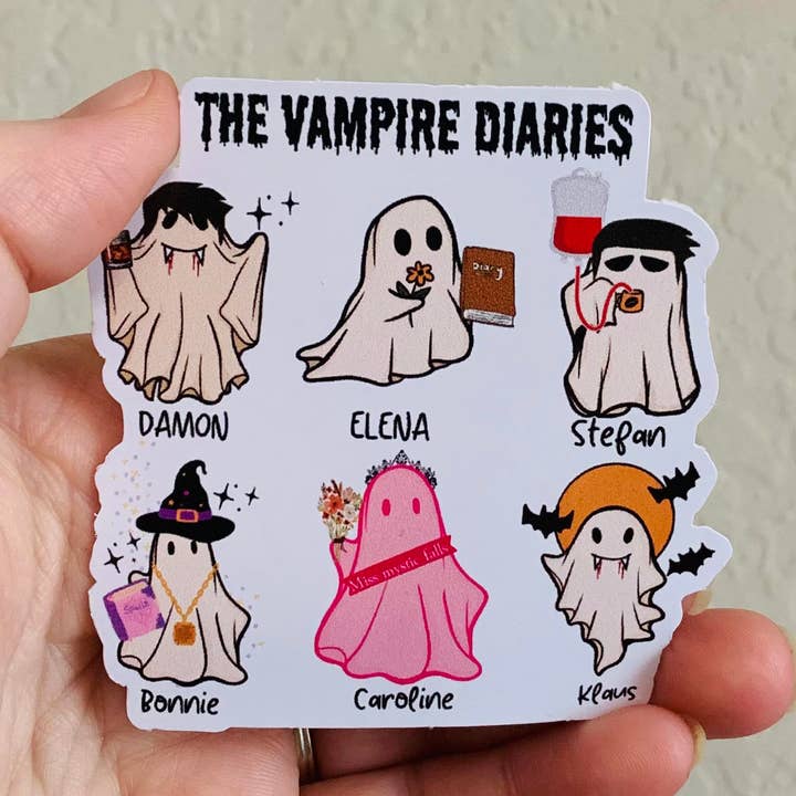 TVD Ghosts- Vampire Diaries Stickers/Magnet for wholesale by Oily Graphic Creations