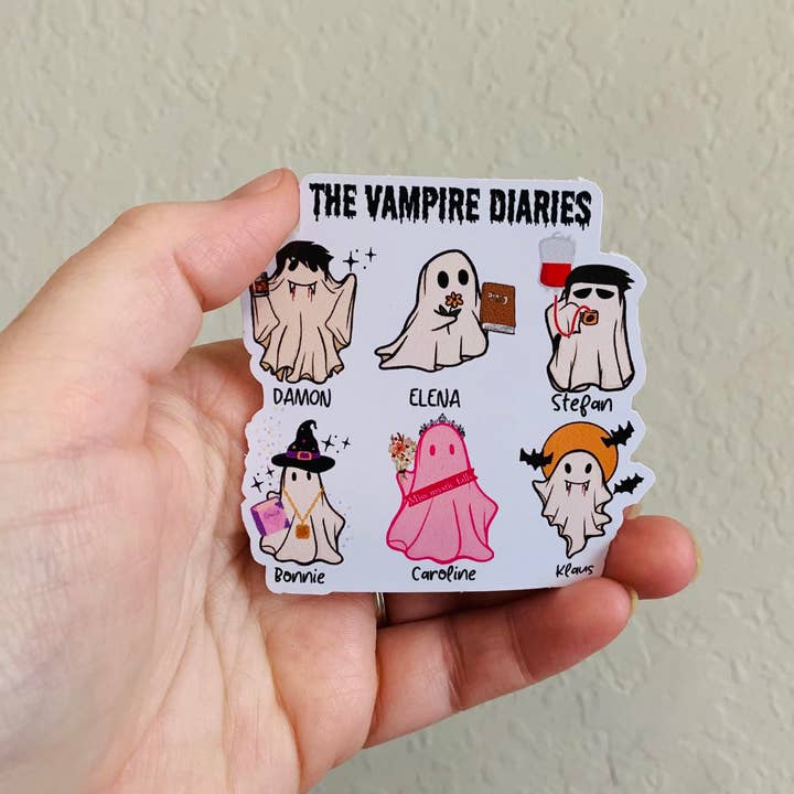 Oily Graphic Creations – wholesale Sticker – TVD Ghosts- Vampire Diaries Stickers/Magnet