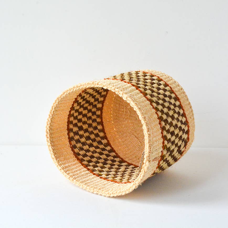 Crafts by Solid - Wholesale Basket - Handwoven Sisal Baskets - Colourful hues - XXS - XXL55