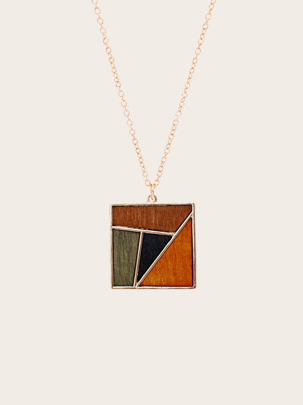 Women's Wooden Necklace - Grebera for wholesale by Wood&Chic