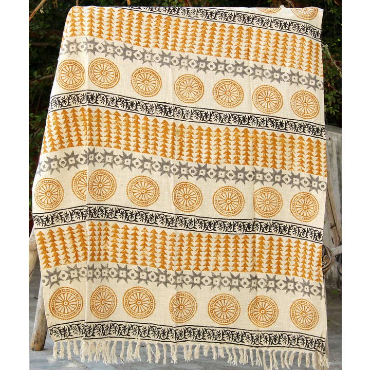 Bhawana Handicrafts - Wholesale Throw Blanket - Bohemian Handmade Cotton Throw Sofa Cover Beach Towel1