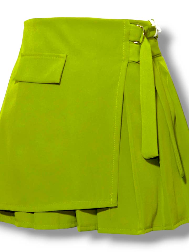 Lime Zest omslagskjol i livfulla färger för wholesale av NINEF