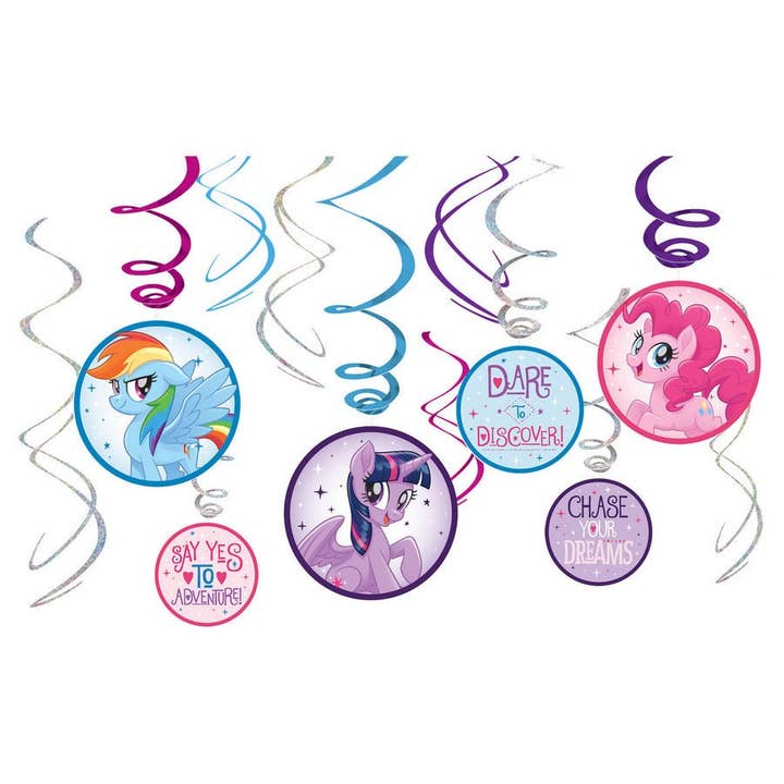 Party Expo, LLC - Wholesale Ornament - My Little Pony - Spiral Hanging Decorations