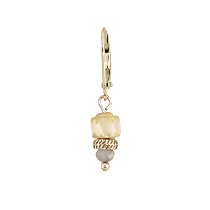 Baked Beads - Wholesale Dangle Earrings - Stacked Cathedral Bead Earring