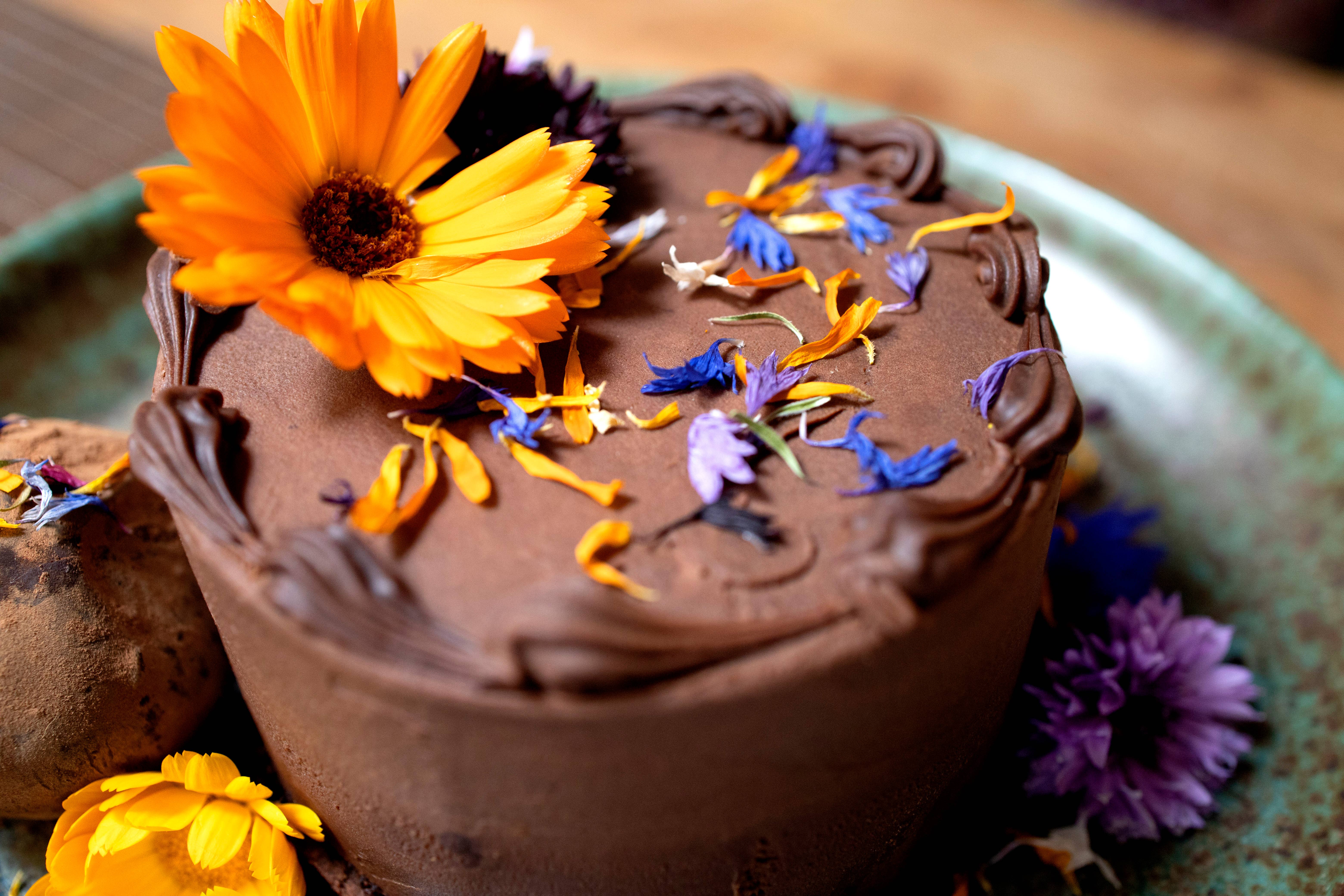 Five Finger Farms - Vendita all'ingrosso Topper per torte/cupcake - Fiori commestibili - Decorazione con fiori secchi veri e naturali13