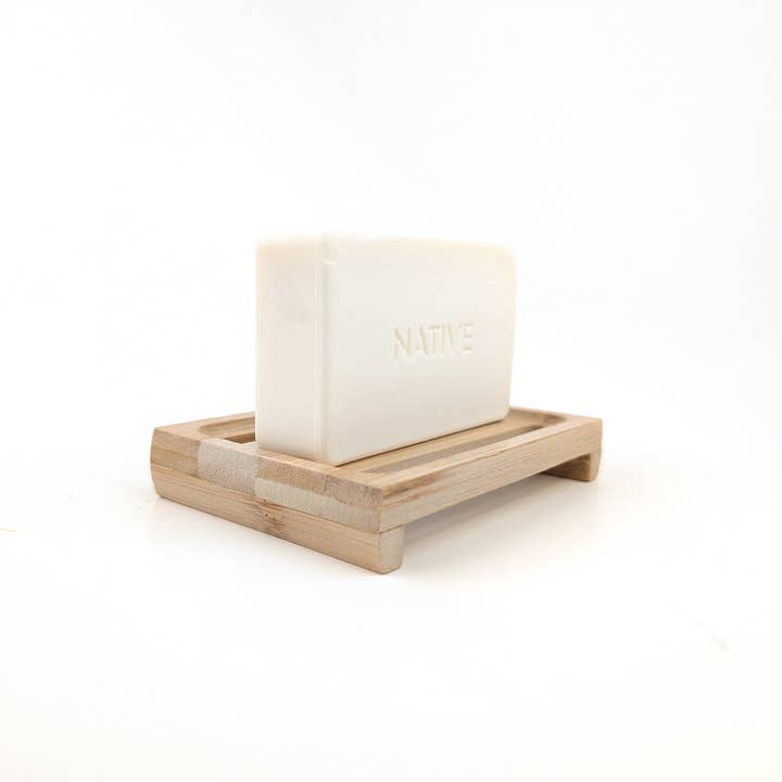 EcoFreax - Wholesale Bath Soap Dish - Bamboo Rectangle "Crate" Soap Dish