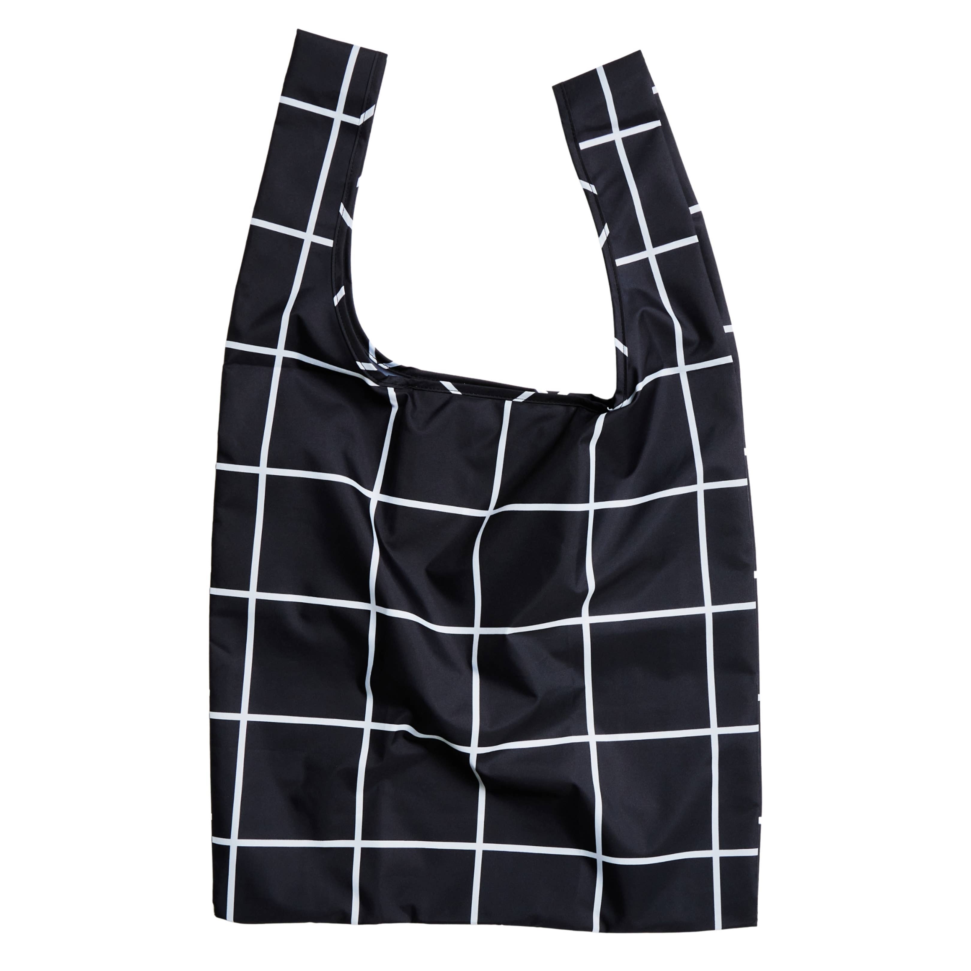 Original Duckhead USA - Wholesale Grocery/Shopping Bag - Stylish Black Grid Reusable Eco-friendly Shopping Bag1