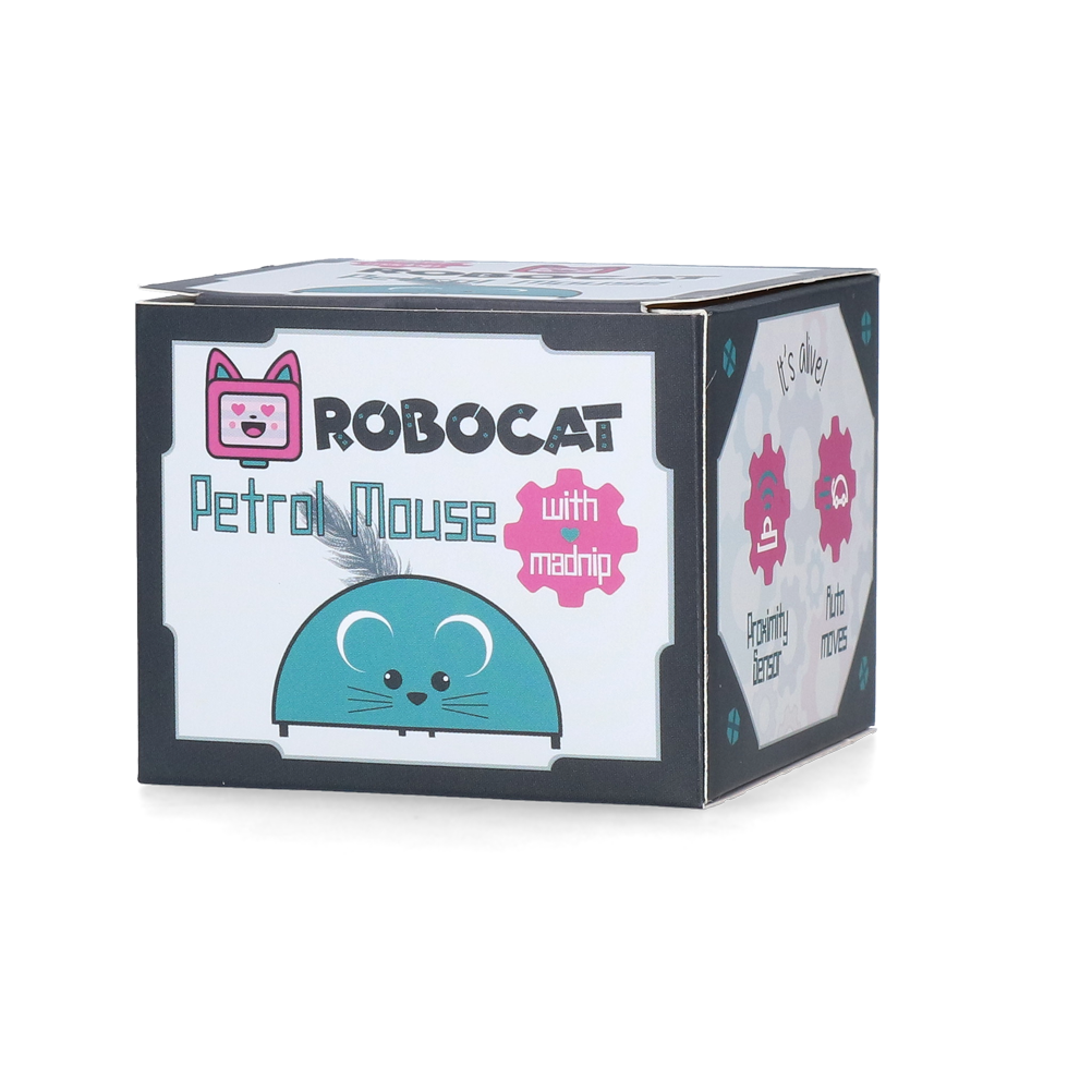 Hofman Animal Care - Wholesale Pet Toy - Cat - Robocat Petrol mouse2