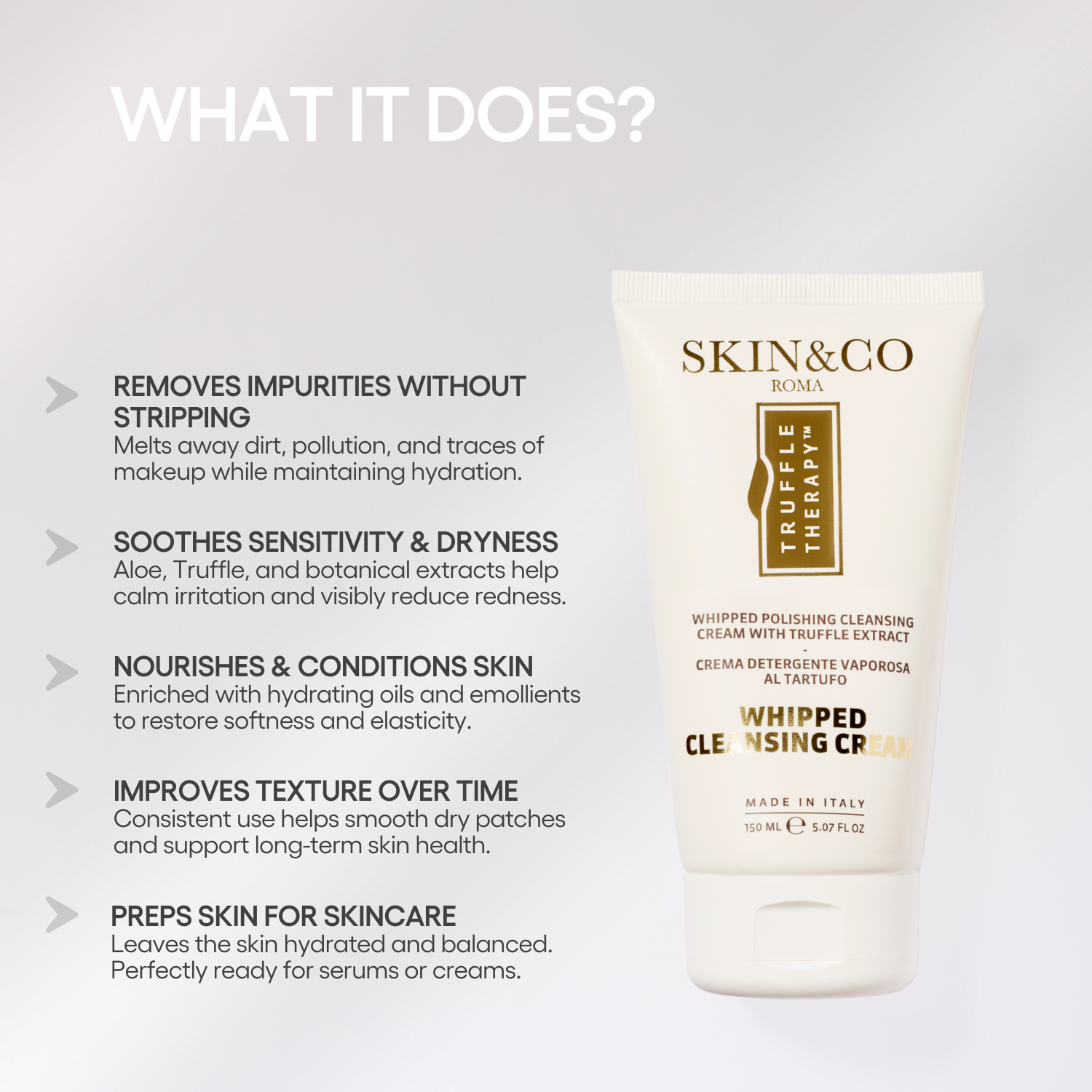 SKIN&CO Roma - Wholesale Facial Cleanser - The Whipped Cleanser2