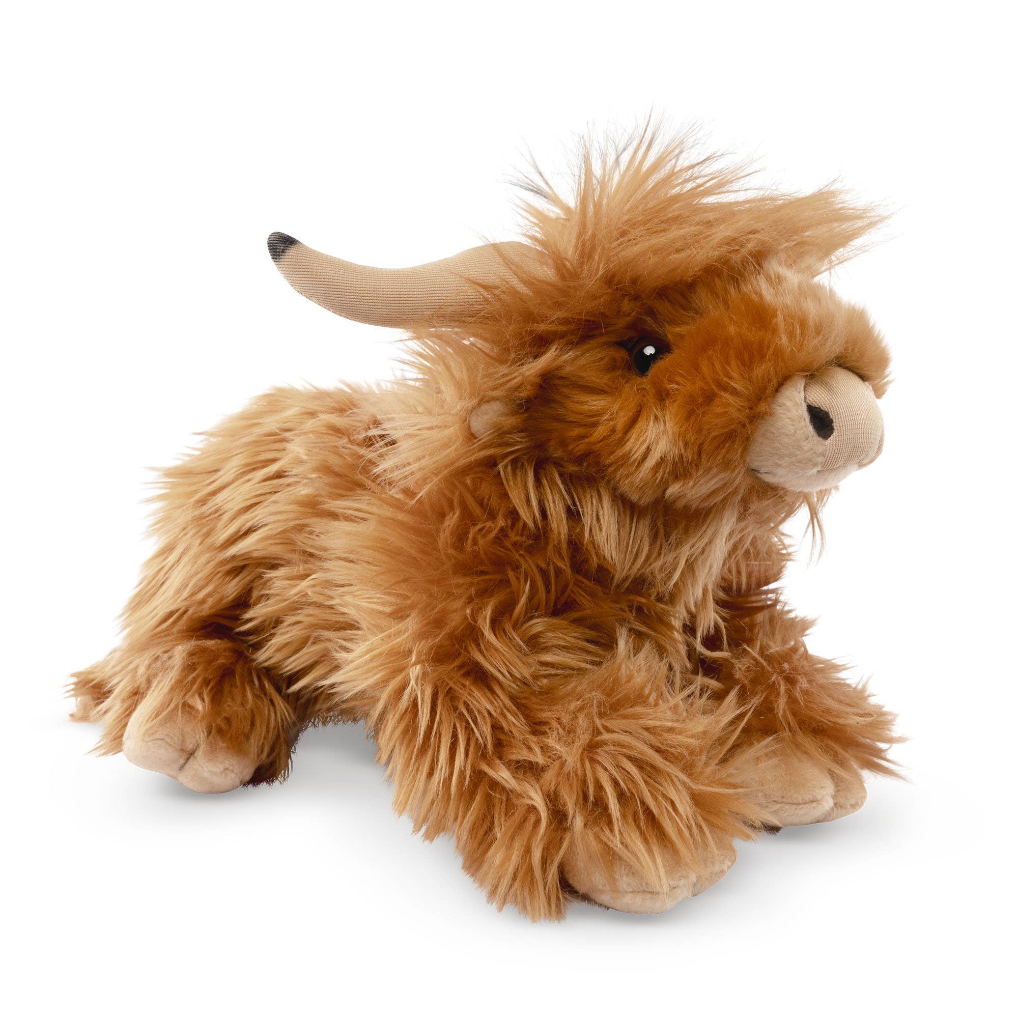 Keycraft - Vente Peluche – enfant et bébé - Jouet en peluche Vache Highland Couchée Living Nature4