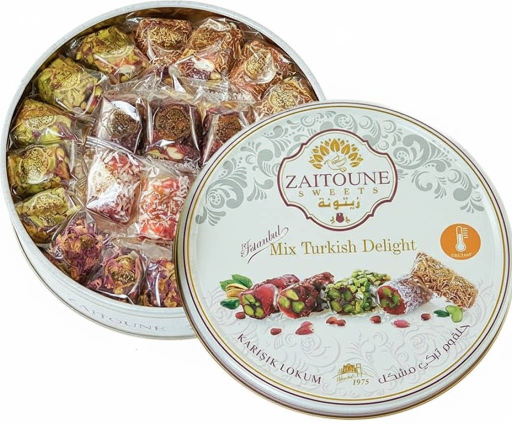 Aladdin - Wholesale Gummy - Zaitoune Turkish Delight Lokum Mix Halal Authentic Candy2