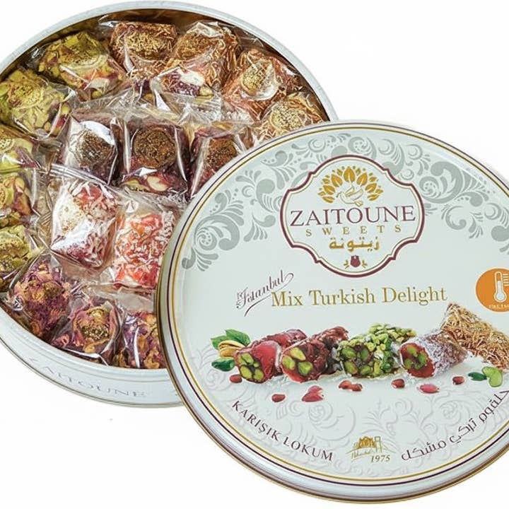 Aladdin - Wholesale Gummy - Zaitoune Turkish Delight Lokum Mix Halal Authentic Candy2