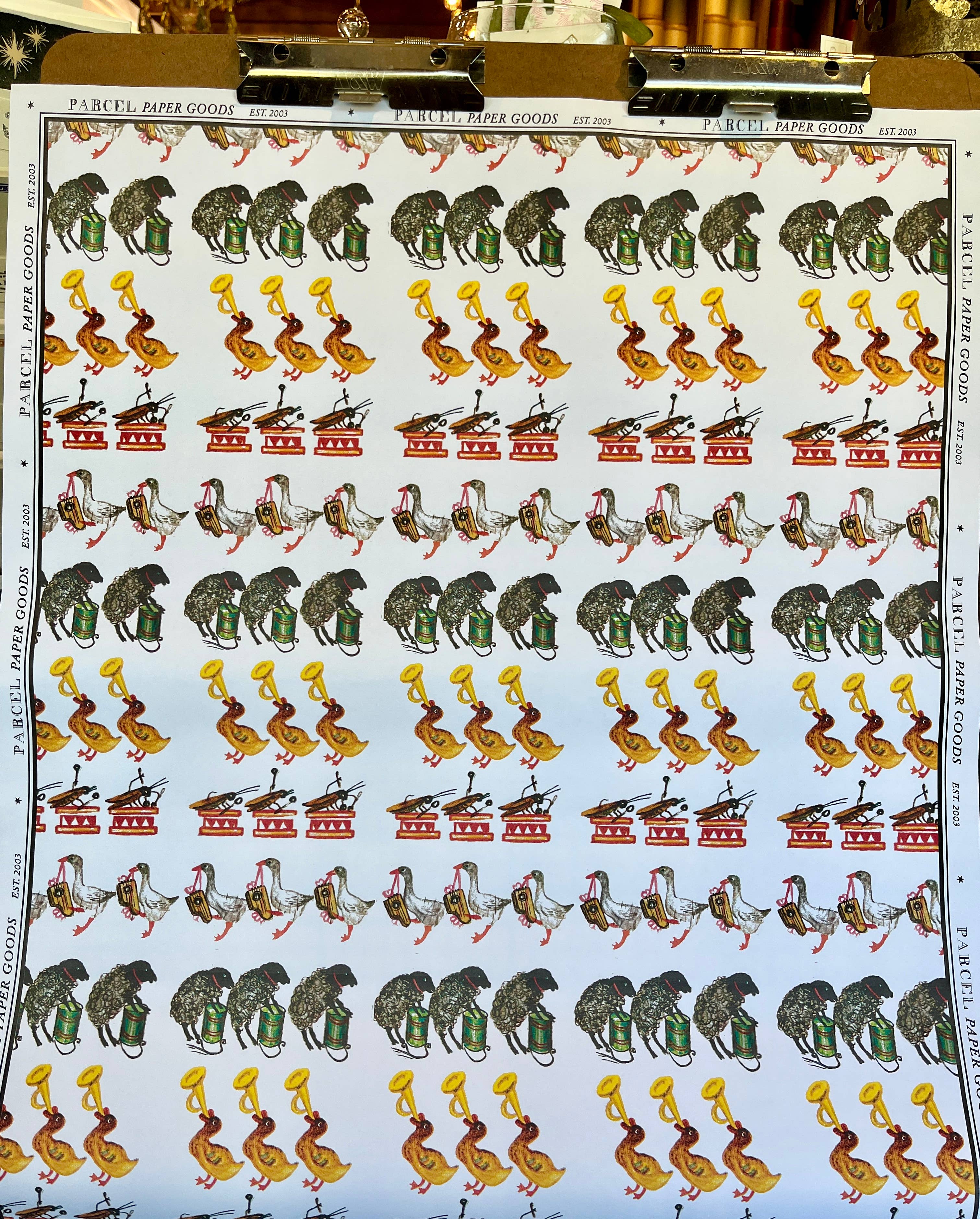 Parcel - Wholesale Flat Wrap - Parcel Artisan Wrapping Paper, Animal Jamboree5