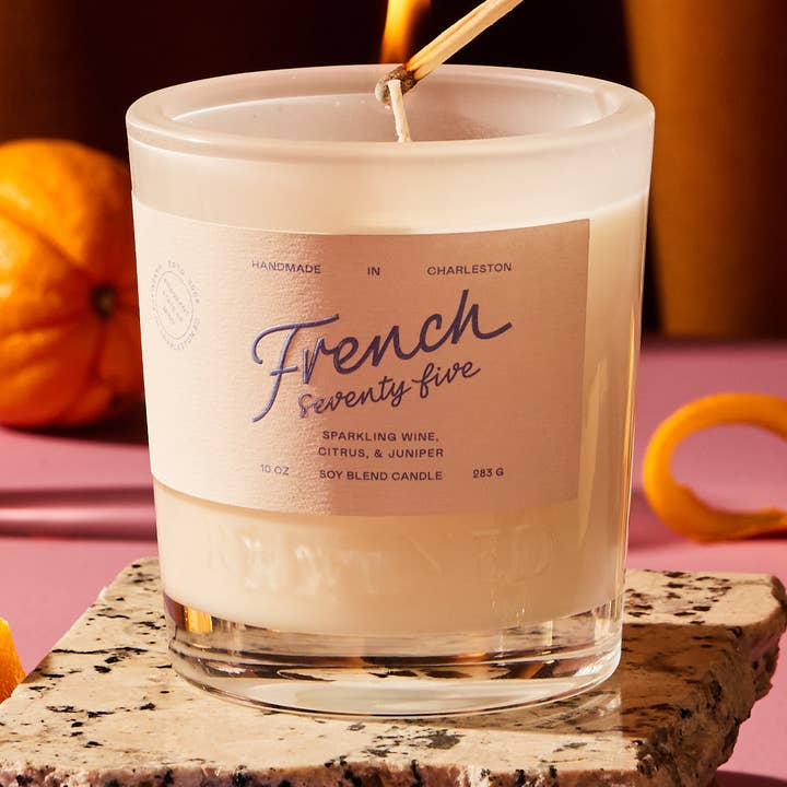 Rewined - Wholesale Jar/Filled Candle - Rewined French 75 Candle 10 oz0