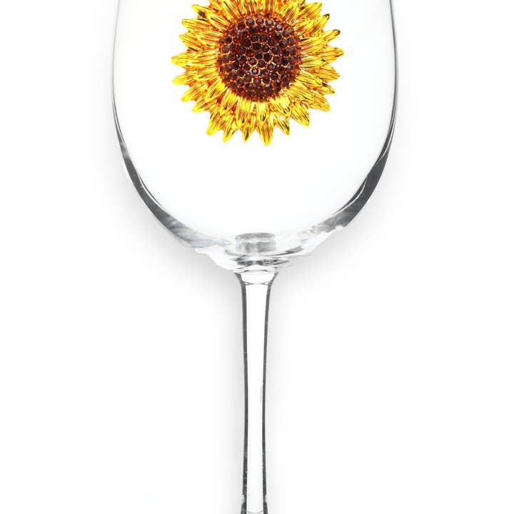 The Queens' Jewels® – wholesale Vinglas – Solros Jeweled Stammade Vinglas