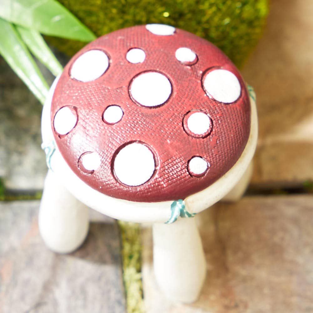 Factory Direct Craft - Wholesale Decorative Tabletop Object - Resin Miniature Mushroom Stool 3