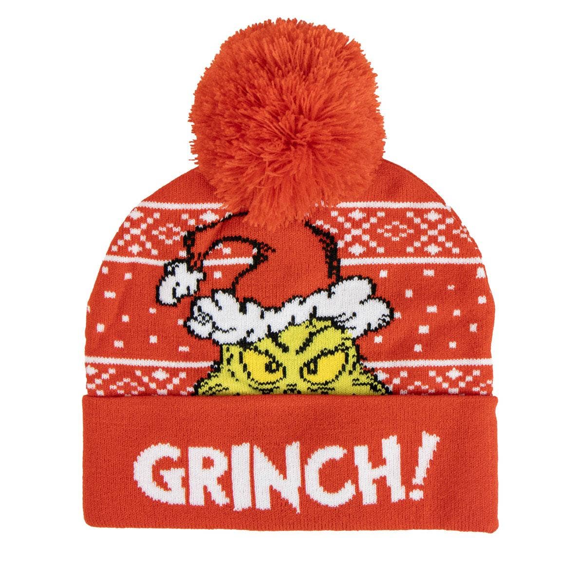 Mastoys, S.L. - Vente Bonnet – unisexe - BONNET TRICOT NOËL LE GRINCH - 22000105940