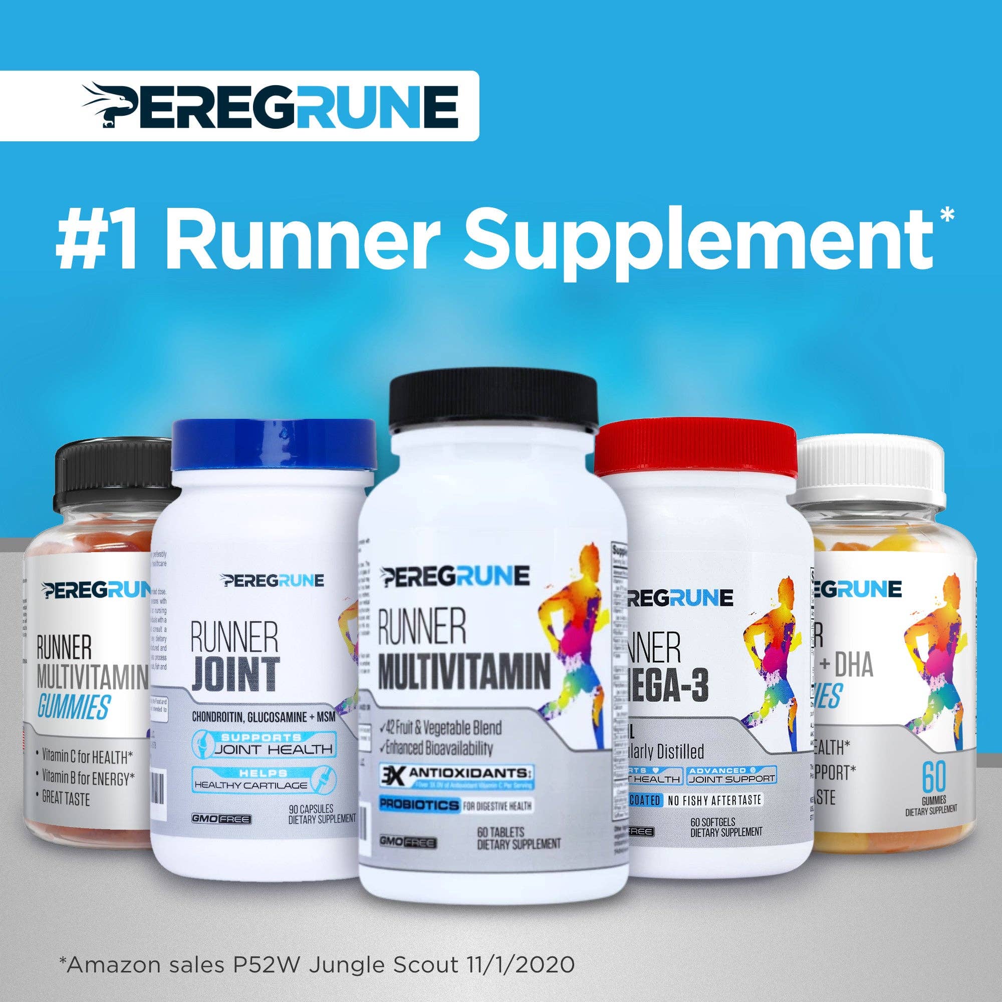 PEREGRUNE - Wholesale Oral Supplement/Vitamin - RUNNER MULTIVITAMIN - GUMMY6