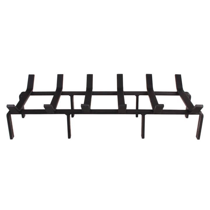 27 Inch Heavy Duty Rectangular Fireplace Grate for wholesale by SteelFreak